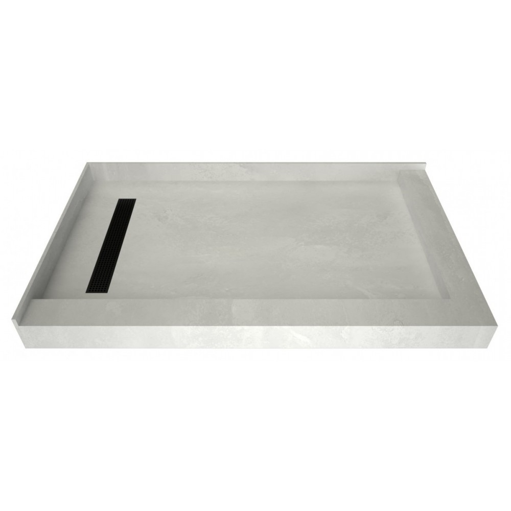 Redi Trench 30 x 60 Shower Pan Left MB Trench R Dual Curb