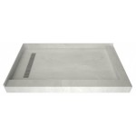 Redi Trench 32 x 60 Shower Pan Left PC Trench R Dual Curb