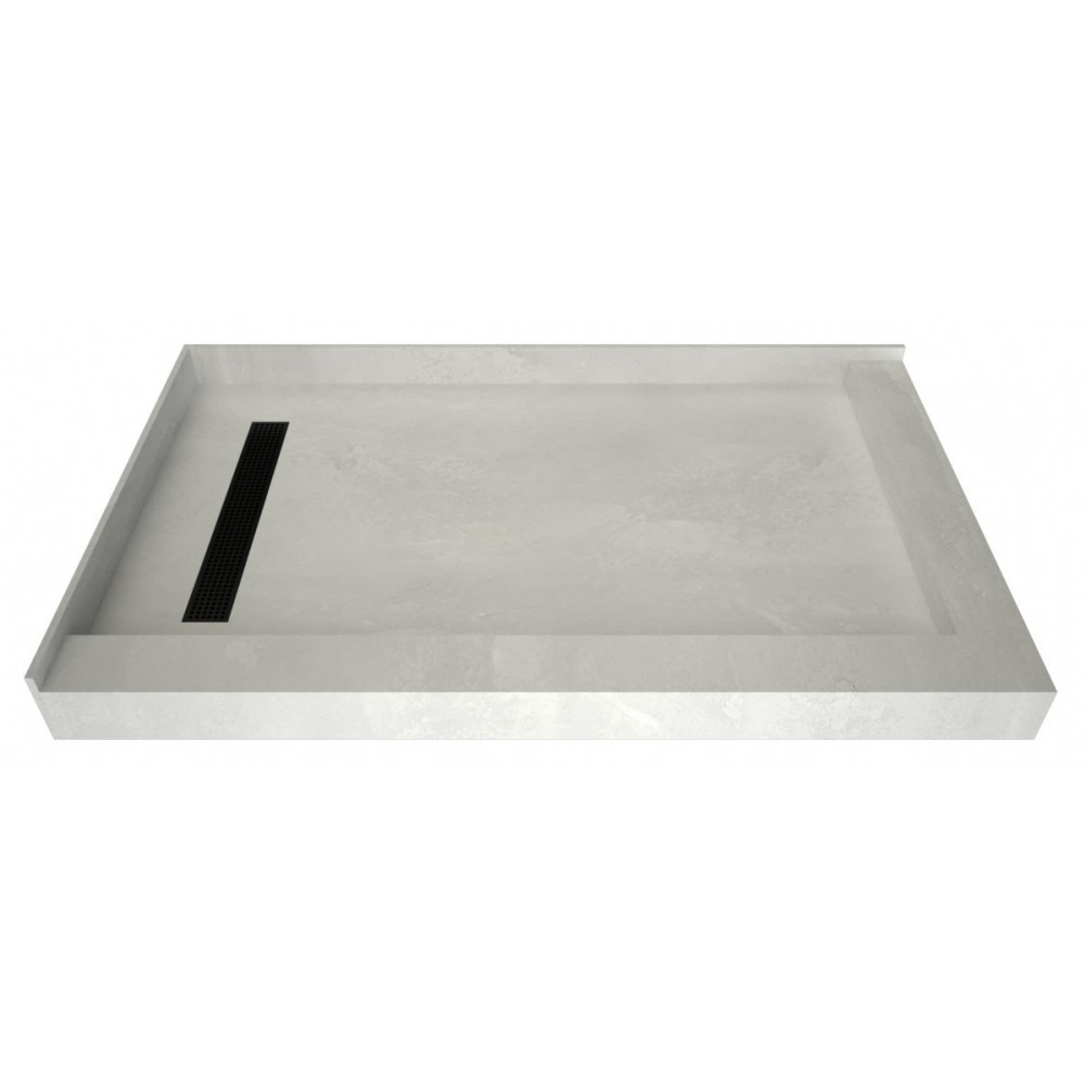 Redi Trench 32 x 60 Shower Pan Left MB Trench R Dual Curb