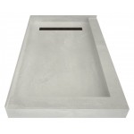 Redi Trench 32 x 60 Shower Pan Right OB Trench L Dual Curb