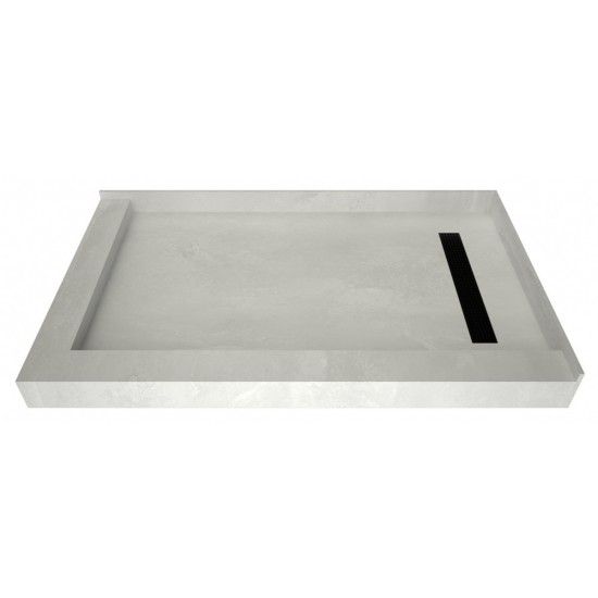 Redi Trench 32 x 60 Shower Pan Right MB Trench L Dual Curb