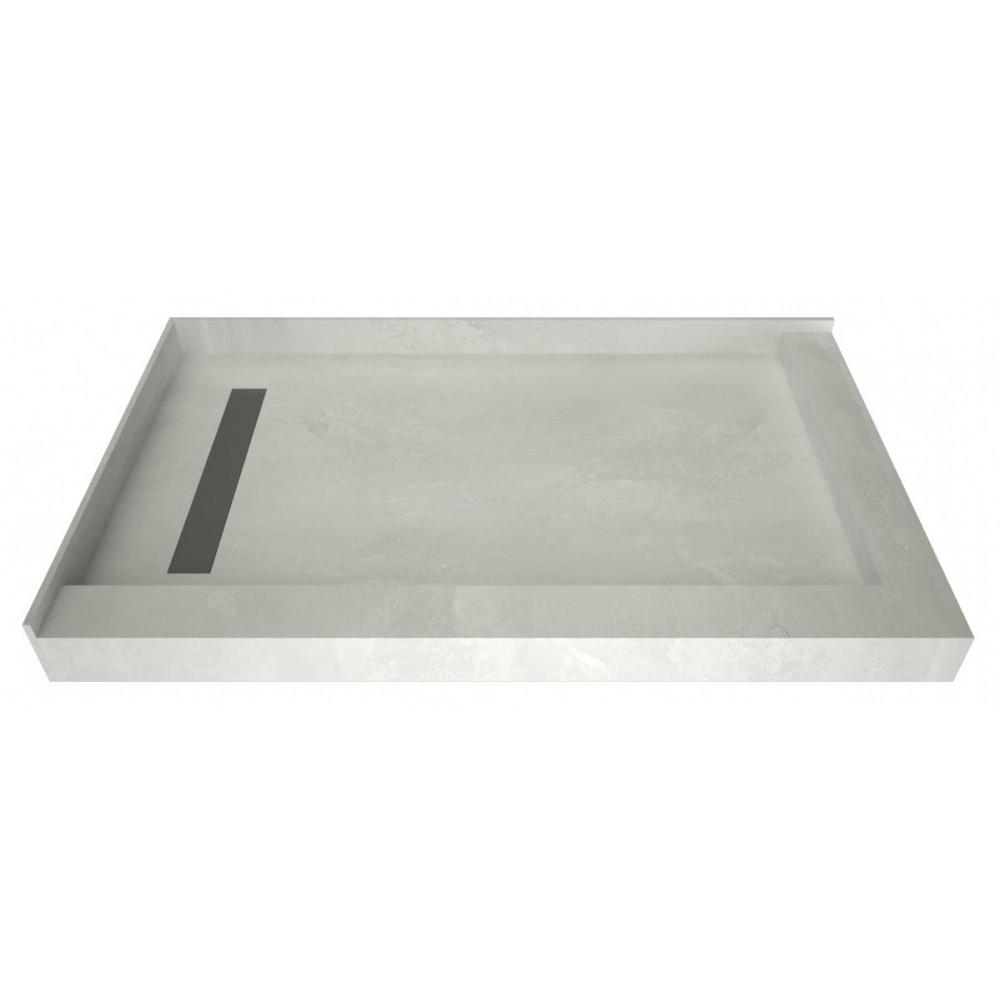 Redi Trench 33 x 60 Pan Left Solid BN Trench R Dual Curb