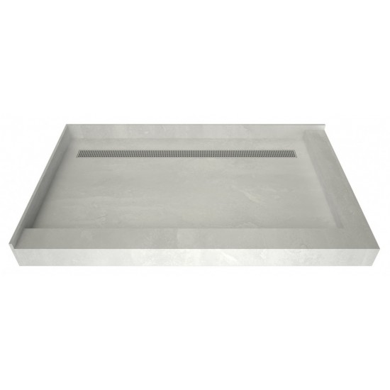 Redi Trench 34 x 48 Shower Pan Back PC Trench R Dual Curb