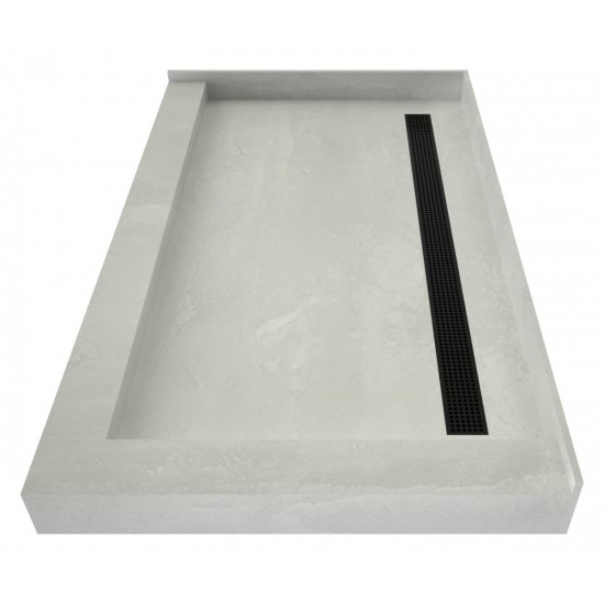 Redi Trench 34 x 48 Shower Pan Back MB Trench R Dual Curb