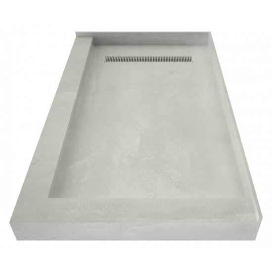 Redi Trench 34 x 48 Shower Pan Left PC Trench R Dual Curb