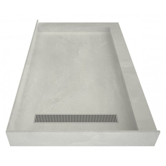 Redi Trench 48 x 60 Shower Pan Left PC Trench R Dual Curb
