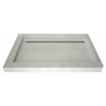 Redi Trench 48 x 72 Shower Pan Back PC Trench L Dual Curb