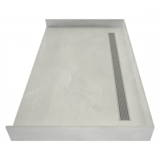 Redi Trench 30 x 60 Barrier Free Shower Pan Back PC Trench