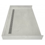 Redi Trench 30 x 60 Barrier Free Shower Pan Back PC Trench