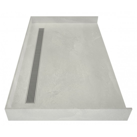 Redi Trench 30 x 60 Barrier Free Shower Pan Back PC Trench