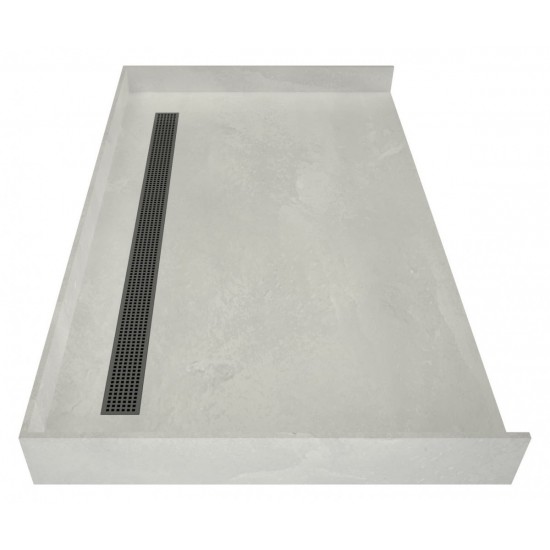 Redi Trench 30 x 60 Barrier Free Shower Pan Back BN Trench