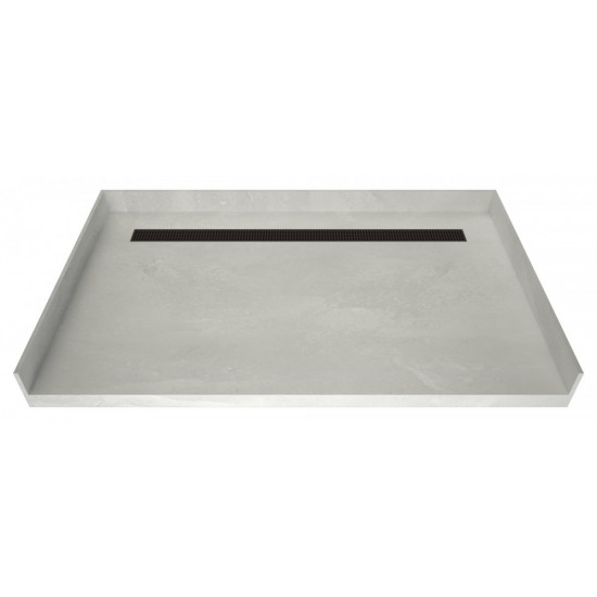 Redi Trench 30 x 63 Barrier Free Shower Pan Back OB Trench