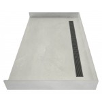 Redi Trench 30 x 63 Barrier Free Shower Pan Back BN Trench