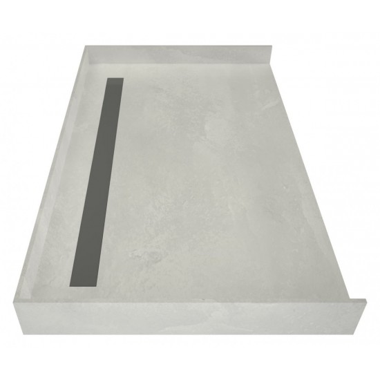 Redi Trench 30 x 63 Barrier Free Pan Back Solid BN Trench