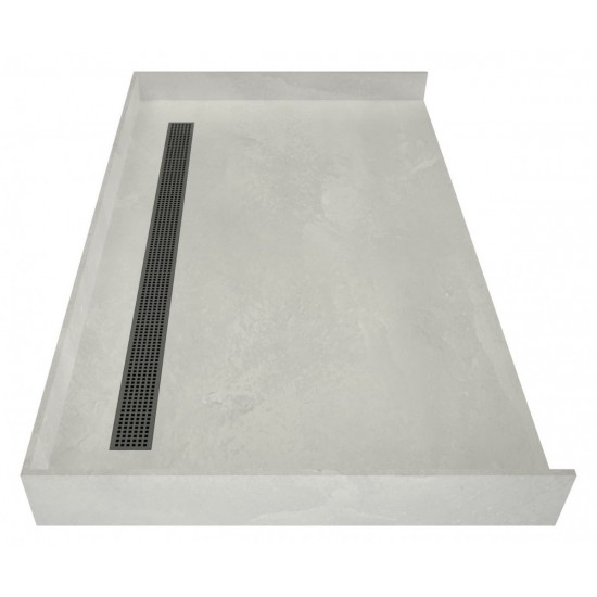 Redi Trench 40 x 63 Barrier Free Shower Pan Back BN Trench