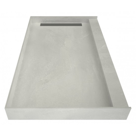 WonderFall Trench 30 x 60 Single Curb Shower Pan Right Drain