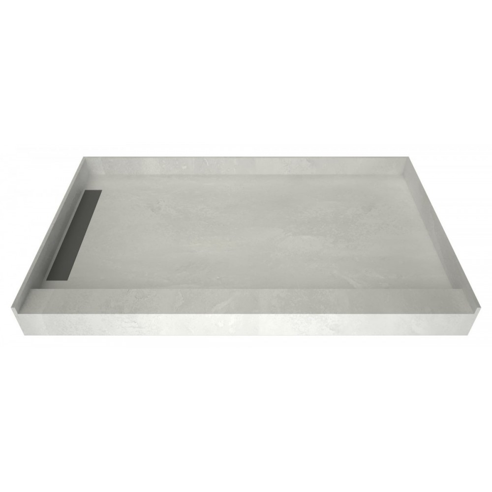 WonderFall Trench 32 x 60 Single Curb Shower Pan Left Drain