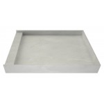 WonderFall Trench 42 x 36 Single Curb Shower Pan Right Drain