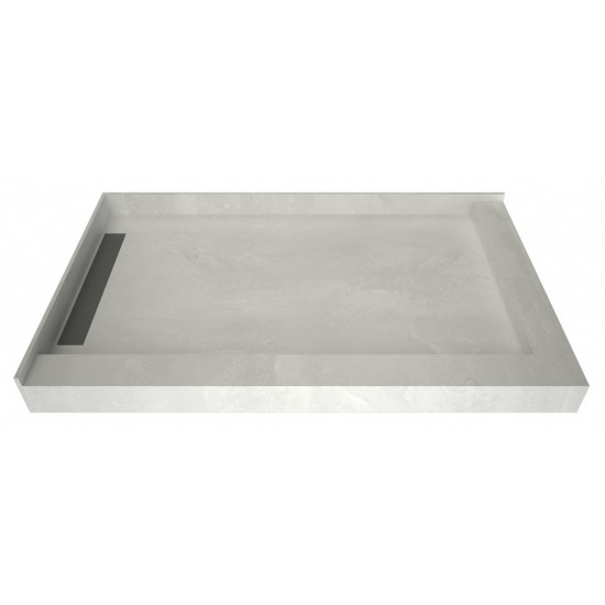 WonderFall Trench 30 x 60 Shower Pan Left Drain Right Dual Curb