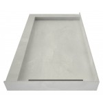 WonderFall Trench 30 x 60 Shower Pan Right Drain Left Dual Curb