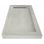 WonderFall Trench 32 x 48 Shower Pan Right Drain Left Dual Curb