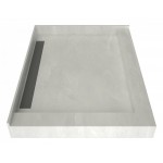 WonderFall Trench 42 x 36 Shower Pan Left Drain Right Dual Curb