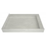 WonderFall Trench 42 x 36 Shower Pan Left Drain Right Dual Curb