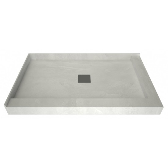 Wonder Drain 30 x 60 Shower Pan Center Drain Right Dual Curb