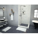 Wonder Drain 36 x 36 Shower Pan Center Drain Right Dual Curb