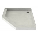 Redi Neo 36 x 36 Neo Angle Shower Pan With Back Drain