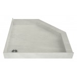 Redi Neo 36 x 36 Neo Angle Shower Pan With Back Drain