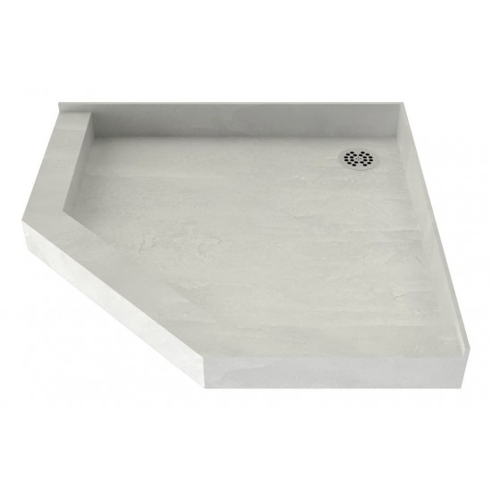 Redi Neo 40 x 40 Neo Angle Shower Pan With Back Drain