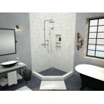 Redi Neo 40 x 40 Neo Angle Shower Pan With Back Drain