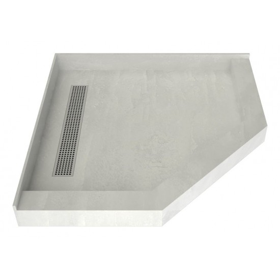 Redi Neo 36 x 36 Redi Trench Shower Pan Left PC Trench