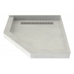 Redi Neo 36 x 36 Redi Trench Shower Pan Left PC Trench