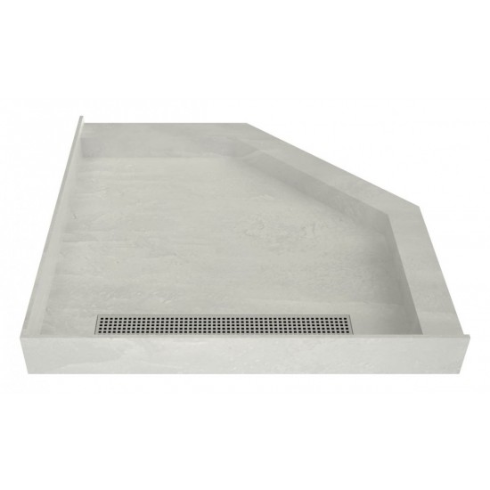 Redi Neo 36 x 36 Redi Trench Shower Pan Left PC Trench