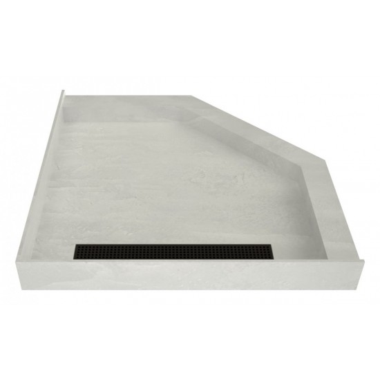 Redi Neo 36 x 36 Redi Trench Shower Pan Left OB Trench