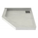 Redi Neo 38 x 38 Wonder Drain Pan Back Drain Tileable Top