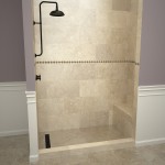 Base'N Bench 33x72 Shower Pan Left MB Trench w Seat