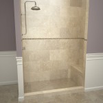 Base'N Bench 36x72 Shower Pan Left TT Trench w Seat