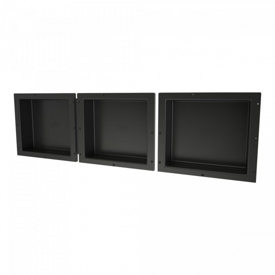 Redi Niche Triple Horizontal Shelf 48"W x 14"H dividers 16"W 32"W