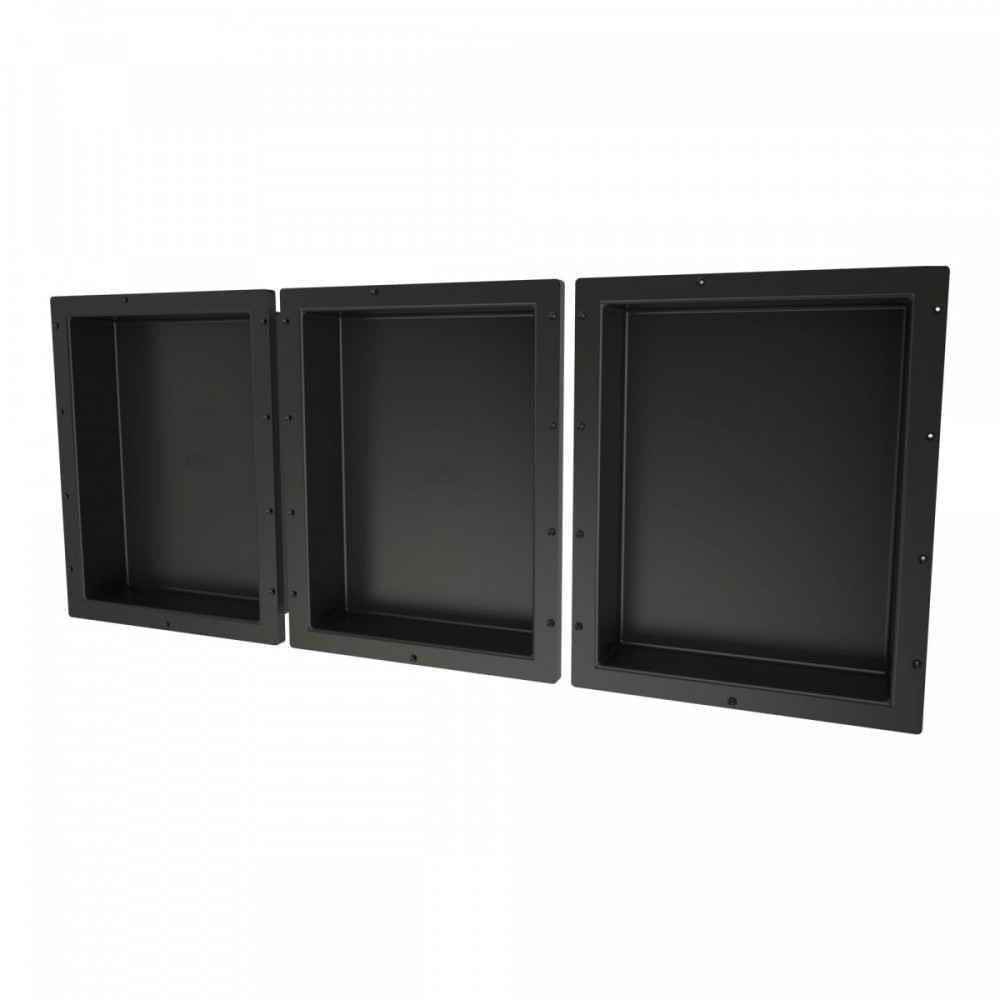 Redi Niche Triple Horizontal Shelf 48"W x 20"H dividers 16"W 32"W