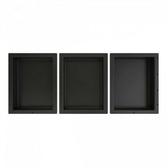Redi Niche Triple Horizontal Shelf 48"W x 20"H dividers 16"W 32"W