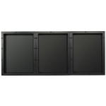 Redi Niche Triple Horizontal Shelf 48"W x 20"H dividers 16"W 32"W