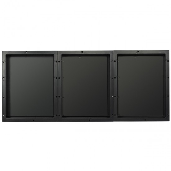 Redi Niche Triple Horizontal Shelf 48"W x 20"H dividers 16"W 32"W