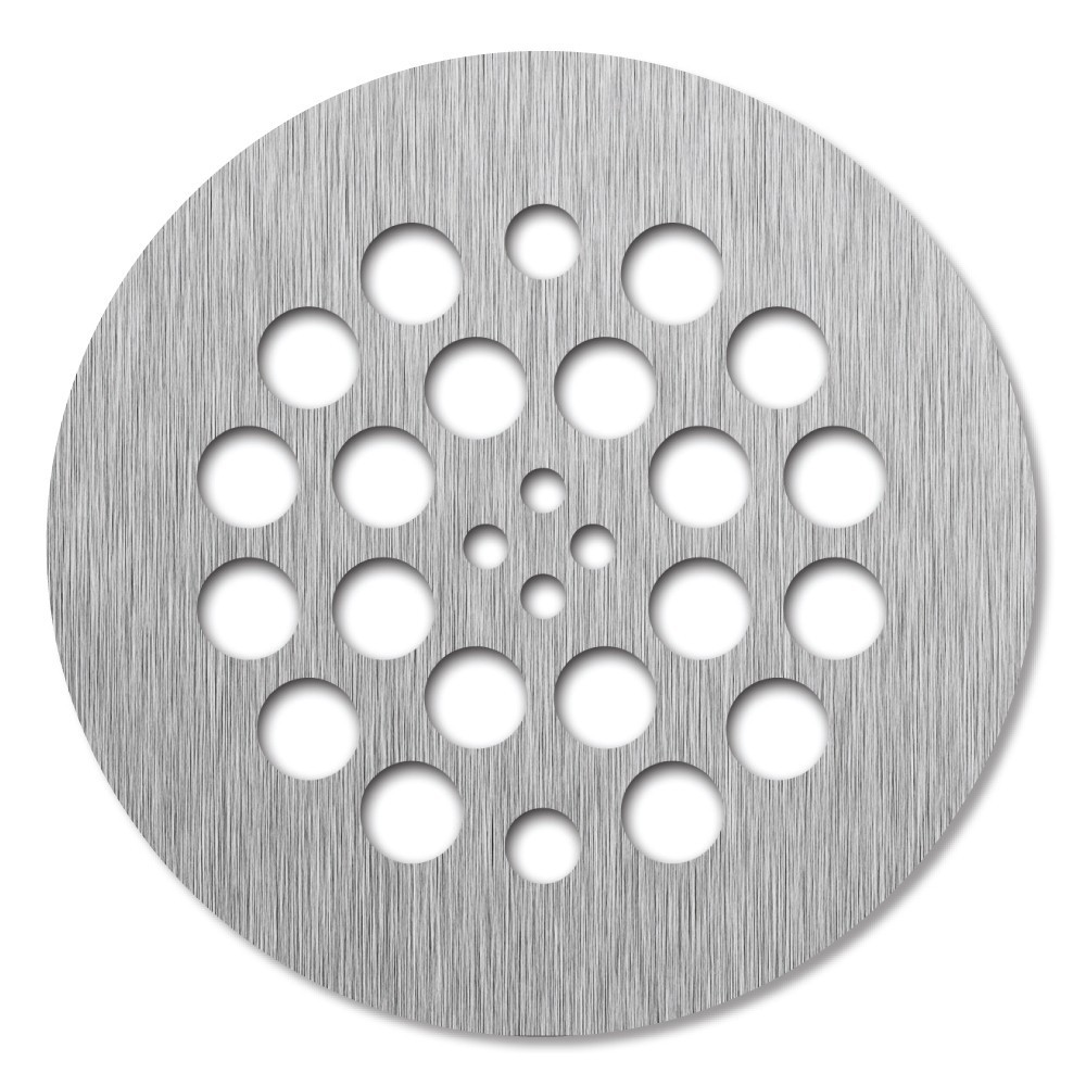 Redi Drain 4.25 x 4.25 Brushed Nickel Round Drain Plate