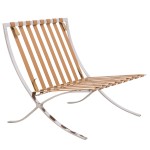 LeisureMod Bellefonte Style Modern Pavilion Chair, Light Brown, BR30LBRLC