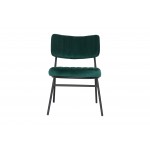 Marilane Velvet Accent Chair With Metal Frame Set of 2, Emerald Green, MA29G2