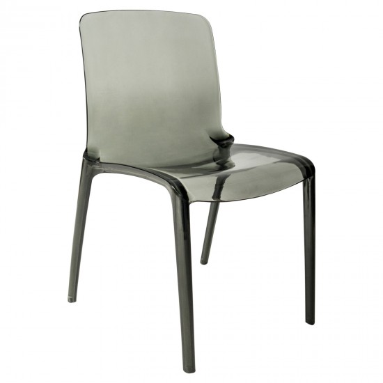 LeisureMod Murray Modern Dining Chair, Black, MC20TBL