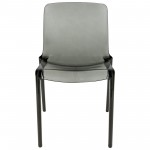 LeisureMod Murray Modern Dining Chair, Black, MC20TBL